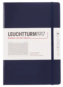Книга для записей A5 125л кл. "Classic" тв.обл., цвет синий неви, Leuchtturm1917