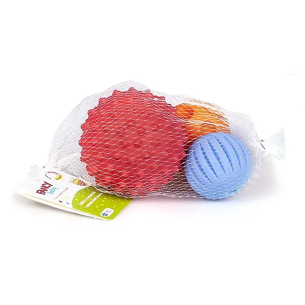 Игрушка развивающая «Тактилики», 3 предмета, Qunxing Toys 2863385 — 1