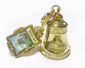 Колокольчик на холодильник Исаакий золото [ВЕ1-10005]