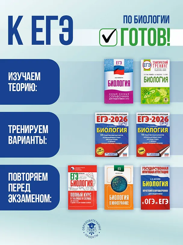 Книга ЕГЭ. Биология. Новый полный справочник для подготовки к ЕГЭ (Андрей Маталин) — 8