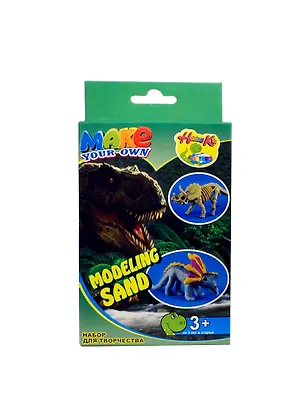 Набор для творчества Сделай динозавра (84758) (пластилин+инструменты+скелет динозавра) (3+) (коробка) 2389525