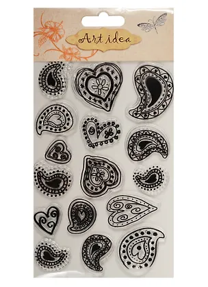 Набор для творчества, Штампы силиконовые 10*15см, кот и сова 2546119