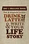 Пятибук Drink latte & write your life story (мешковина) — 2501177 — 1