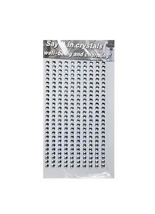 Стразы отдельные круглые крупные Say it in crystals (1461-3/1) (бел. вертикальные)