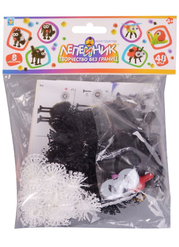 Конструктор «Лепейник животные, насекомые» 48 деталей, 1toy 2599755 — 1