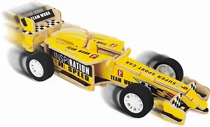 Гоночный автомобиль HL004A (с механизмом) (5+) (Сборн. деревян. модель) (20шт. в кор.)