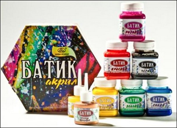 Краска акриловая Батик желтая (80мл) 2312868 — 1