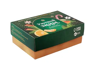 Новогодний подарочный набор бомбочек для ванны Уютной зимы (6х70 г) (9884375)