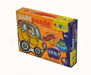 Пазлы-контуры ToysUnion Транспорт 4 пазла, 11эл. 00-601