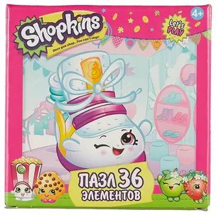 Пазл, Оригами, 36эл 212*212мм Shopkins Sneaky Wedge 02749 — 332245 — 1