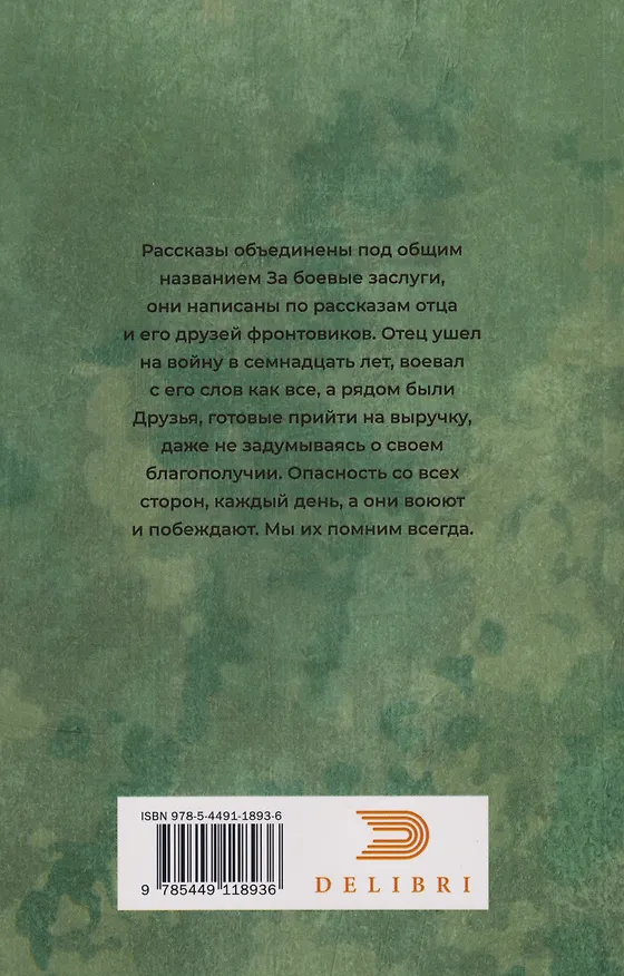 Книга За боевые заслуги (Владимир Ефимкин) — 2