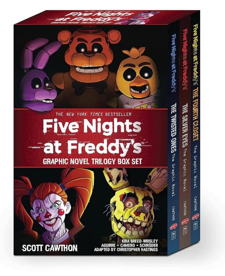 

Five Nights at Freddys. Graphic Novel Trilogy Box Set (комплект из 3-х книг)