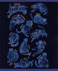 Тетрадь в клетку Listoff, Blue mix, 48 листов, в ассортименте