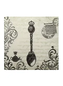 Салфетки бумажные Ложка (335470) (33х33см) (набор/20шт.) (Страна Карнавалия) (упаковка)