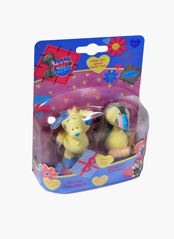 Набор 2 фигурки Козленок и Птичка (43780) (Tatty Teddy & my Blue Nose Friends) (4+) (блистер) 2433442 — 1