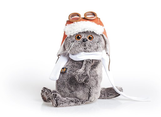 Игрушка мягкая Budi Basa, Басик в шлеме и шарфе 22см 2394713 — 1