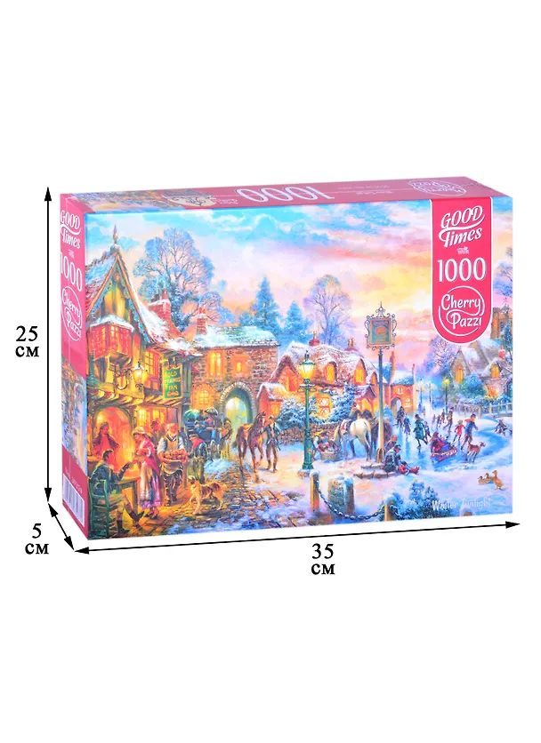 Пазл 1000 дет. Зимние сумерки  Cherry Pazzl 30370 2881446 — 2