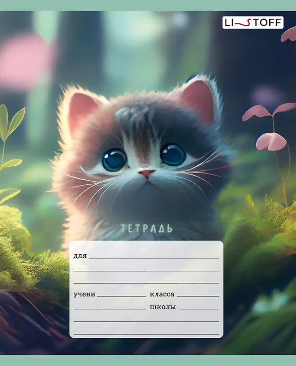 Тетрадь в клетку Listoff «Зверушки» 12 листов 3016483 — 4