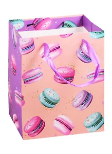 Пакет А5 23*18*10 "Макаруны" дет., бум.мат.ламинат