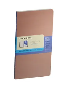 Записная книжка А6+ 56л в точку "Chapter" Slim розовая, Moleskine