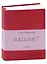 Ежедневник недат. А6 152л "Radiant" красный, иск.кожа, интегр.переплет, покрытие Soft Touch, офсет, скругл.углы, ляссе — 2943974 — 1