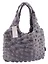 Сумка-шоппер стеганая (серая) (текстиль) (35х25) (12-12721-202411-B13) Bookvalno — 3076672 — 2