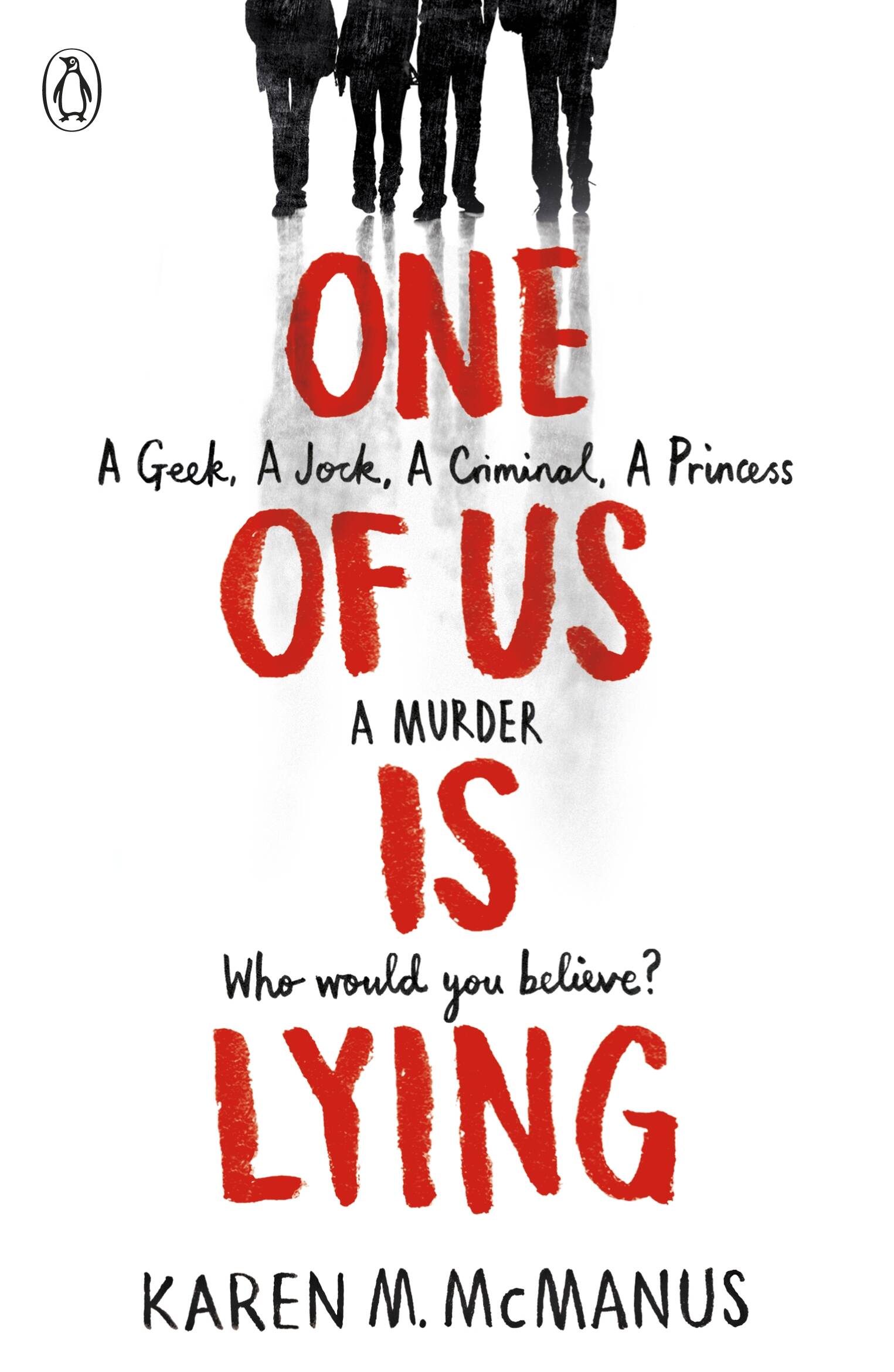 Обложка книги «One of us is lying (Karen M. McManus) Один из нас лжет (Карен М. Макманус) /Книги на английском языке»