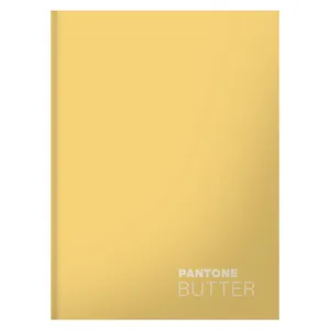 Книга для записей А5+ 96л кл. "Butter" интеграл.перепл., матов.ламин., выб.лак.