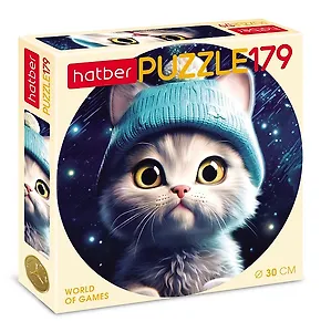 Пазл 179 элементов круглый "ЛапУшка в шапочке" d300мм