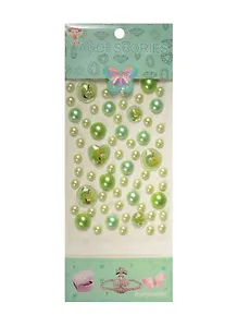 Наклейки полубусинки с сюжетами, зеленый (11-01488-12)