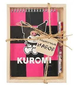 Блокнот Kuromi-1 с ручкой шариковой, А5, 60 листов