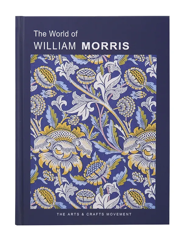 Книга для записей "У.Моррис" 250*190, 120 листов в линейку, твердая обложка, в ассортименте 3134491 — 7