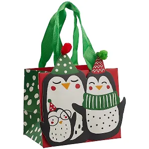 Пакет А6 10*12*8 "Family" Новый год, бум.мат.ламинат