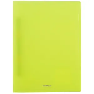 Папка-скоросшиватель "Neon" с пруж. мех., пластик, ассорти, Erich Krause
