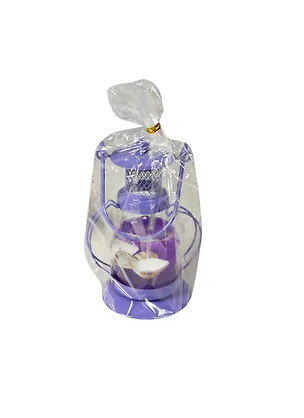 Свеча гелевая Керосиновая лампа сиреневая (896700) 2451952