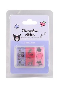 Клейкая лента декоративная, 3 штуки, Sanrio