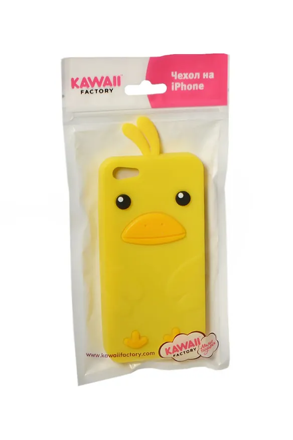 Чехол для iPhone 5/5s The chick (желтый) 2404176 — 1
