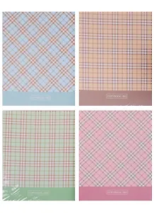 Тетрадь 160 листов клетка "Scottish tartan" на кольцах, сменный блок