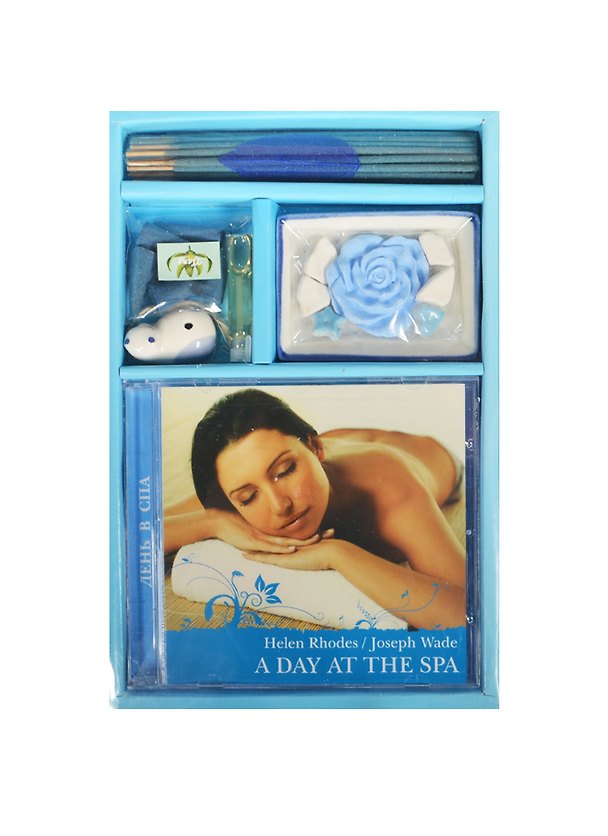 Набор ароматический подарочный с CD Helen Rhodes A Day At The Spa (16х24х2) (QF020A-YAD) 2467805 — 1