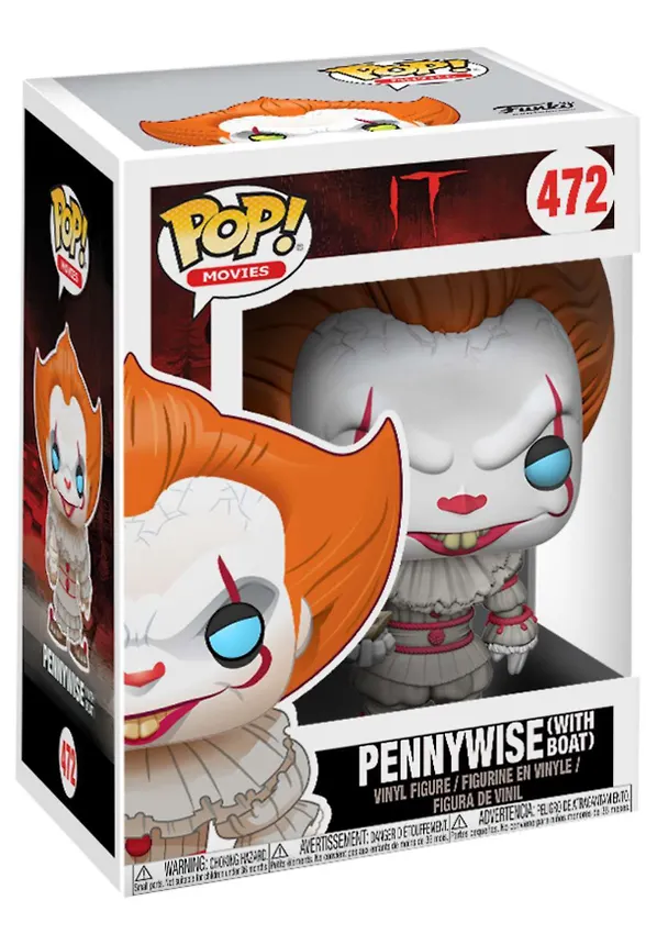 Фигурка Funko POP! Movies IT Pennywise with Boat (472) (Fun824) 3118606 — 2