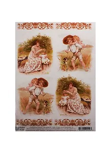 Декупажная карта На природе (S-049) (упаковка)