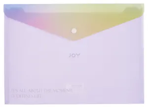 Папка-конверт А4 на кнопке "Rainbow", Yoi