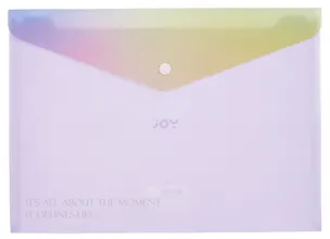 Папка-конверт А4 на кнопке "Rainbow", Yoi 3070662