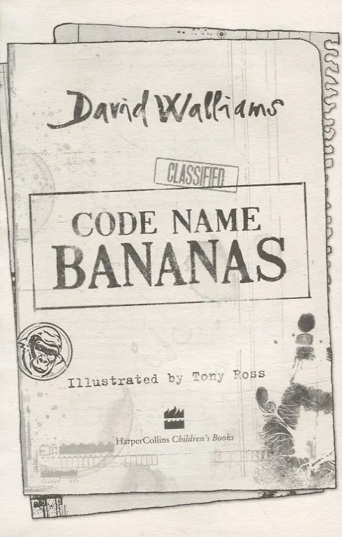 Книга Code Name Bananas (Дэвид Уолльямс) — 2