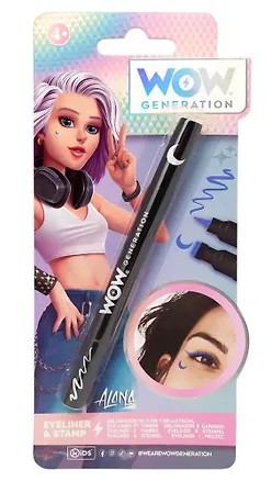 Подводка для глаз со штампом (Луна) (WOW) (2,4г) (WOW00015m) 3120208