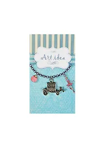 Кулоны в асс.1 Карета серебряная (QA 3011) (14021149) (упаковка)