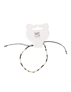 Браслет из бисера черно-белый (12-253004-С33) (Lafilaf)