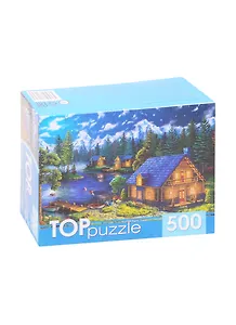 Пазл Домик у ночного озера TOPpuzzle 500 элементов ХТП500-4230