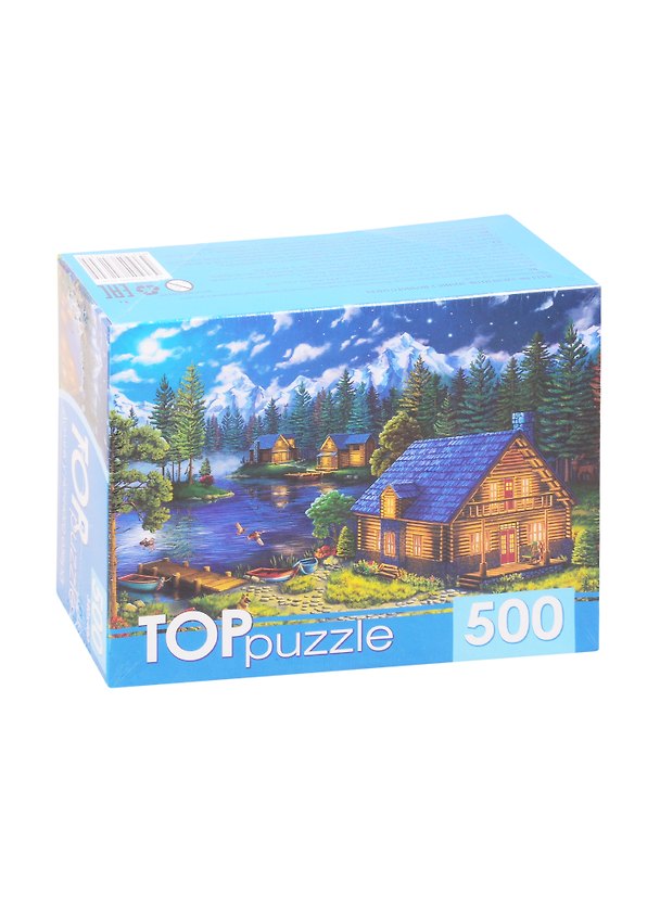 Пазл Домик у ночного озера TOPpuzzle 500 элементов ХТП500-4230 2839990 — 1