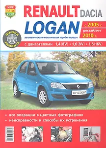 Автомобили Renault / Dacia Logan (c 2005 г..  рестайлинг 2010 г.). Эксплуатация, обслуживание, ремонт. Иллюстрированное практическое пособие